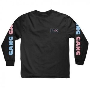 Lakai FTC Gang Gang Shirt L Mens black long sleeve
